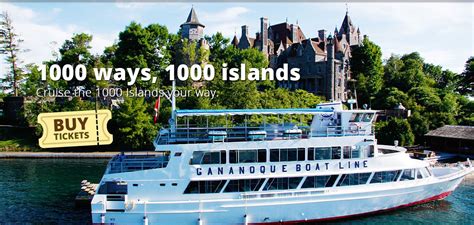 1000 island cruise from gananoque|City Cruises Gananoque